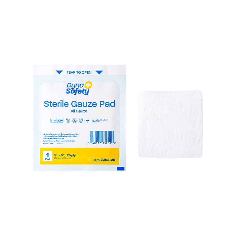 Gauze Pad - Sterile 1's, 3” x 3” - 25 pcs per Box/28 Boxes per Case