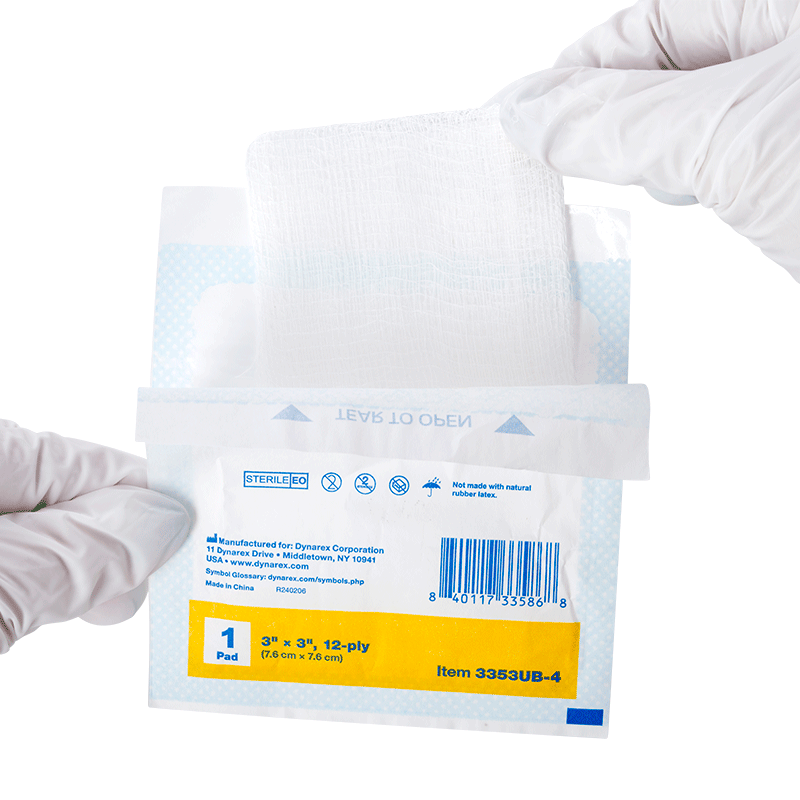 Gauze Pad - Sterile 1's, 3” x 3” - 4 pcs per Box/100 Boxes per Case
