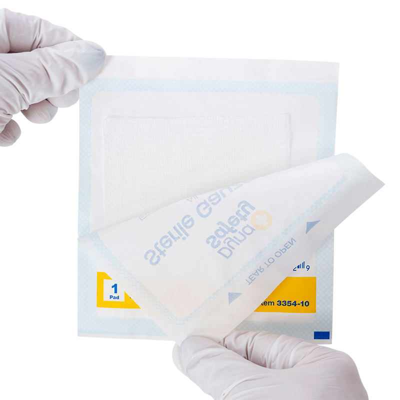 Gauze Pad - Sterile 1's, 4” x 4” - 10 pcs per Box/48 Boxes per Case
