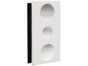 Baby Wall Mat With Mirrors Basic Model - White, 37.8"L x 18.9"W x 2"Th