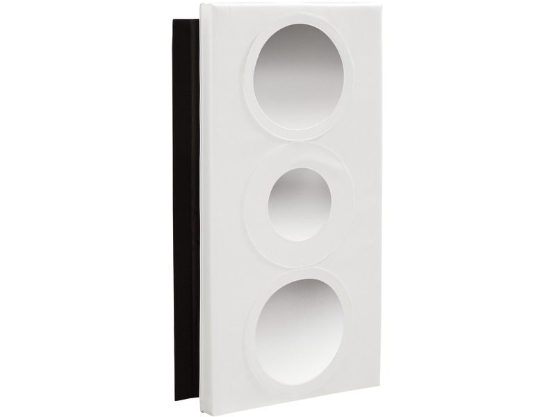 Baby Wall Mat With Mirrors Basic Model - White, 37.8"L x 18.9"W x 2"Th