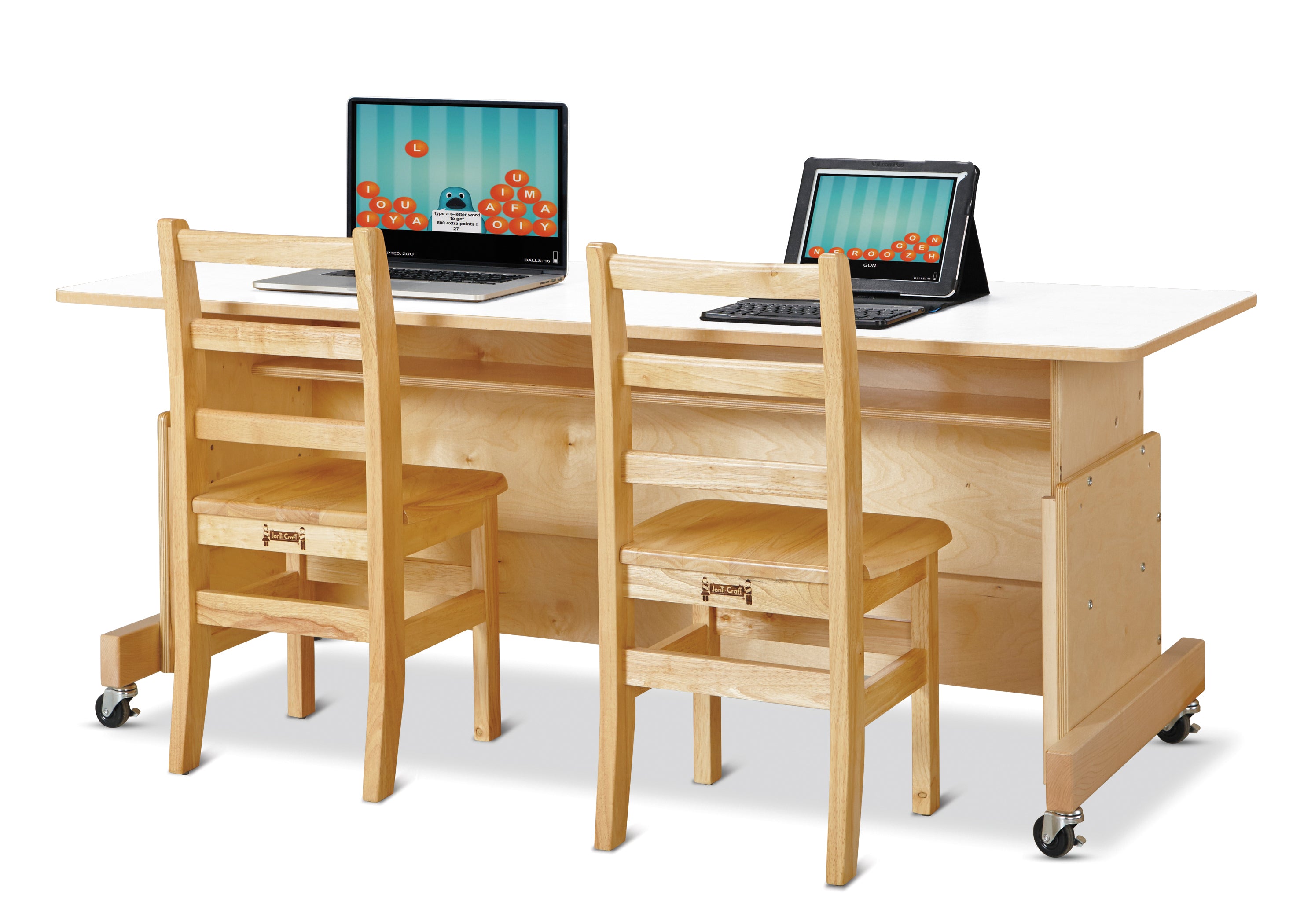 Jonti-Craft® Apollo Single Computer Desk - White Top
