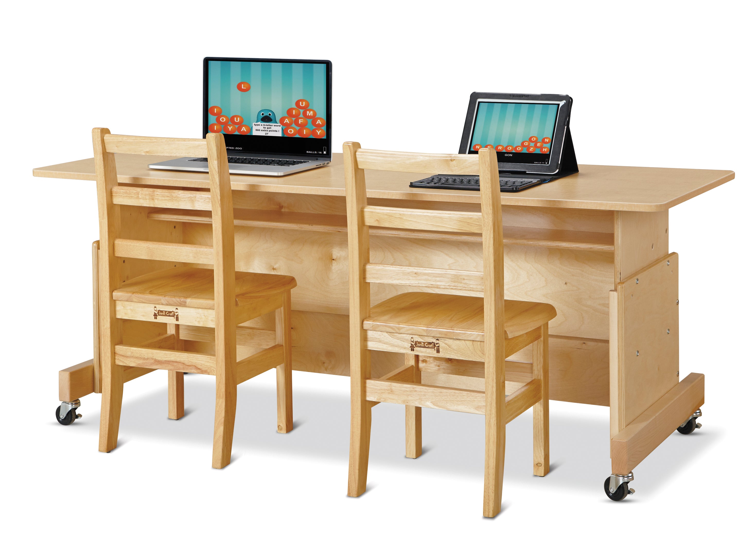 Jonti-Craft® Apollo Single Computer Desk - White Top