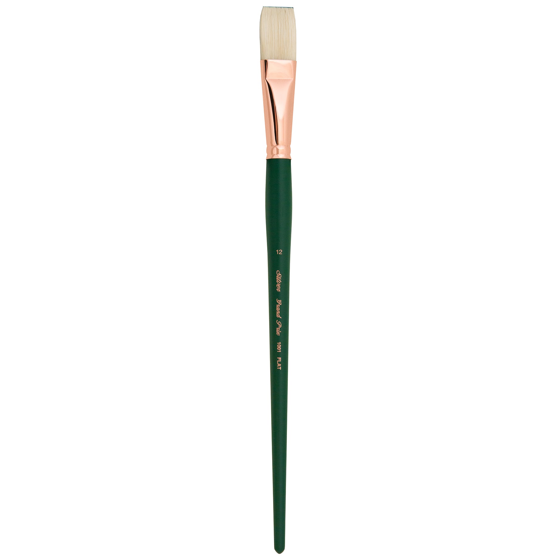 Grand Prix Brush, Flat, Long Handle, Size 12