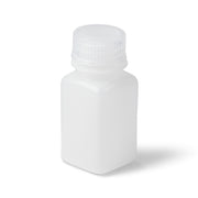 United Scientific® UniStore™ Wide Mouth Square Bottles, HDPE, 60 mL, comes with 12