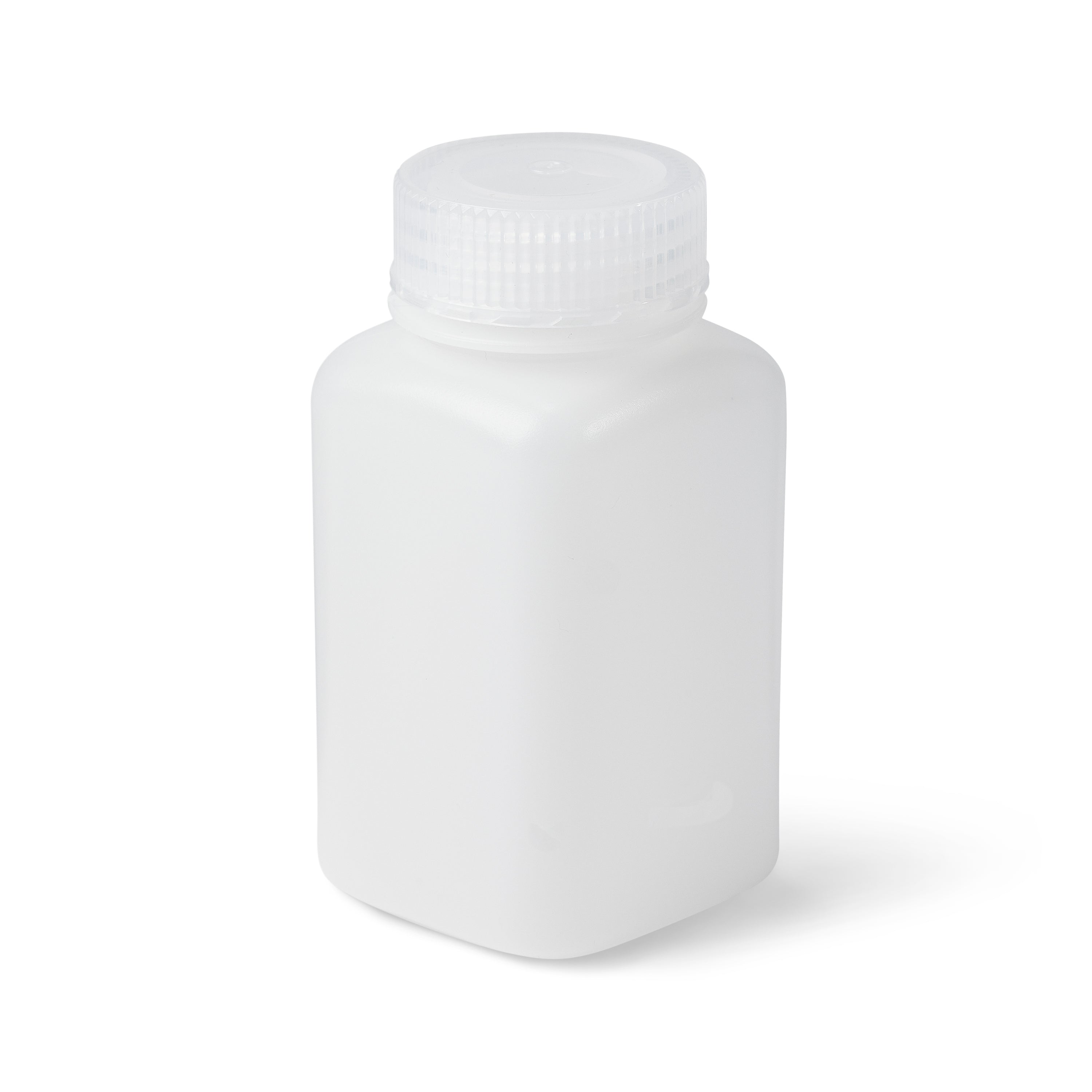 United Scientific® UniStore™ Wide Mouth Square Bottles, HDPE, 175 mL, comes with 12