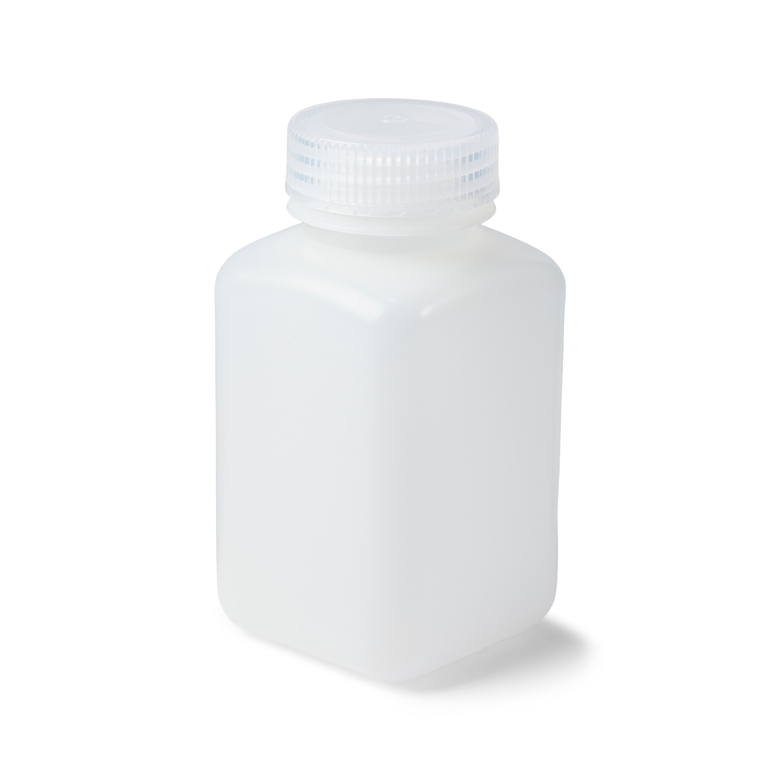 United Scientific® UniStore™ Wide Mouth Square Bottles, HDPE, 250 mL, comes with 12