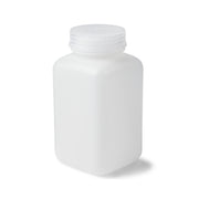 United Scientific® UniStore™ Wide Mouth Square Bottles, HDPE, 500 mL, comes with 12