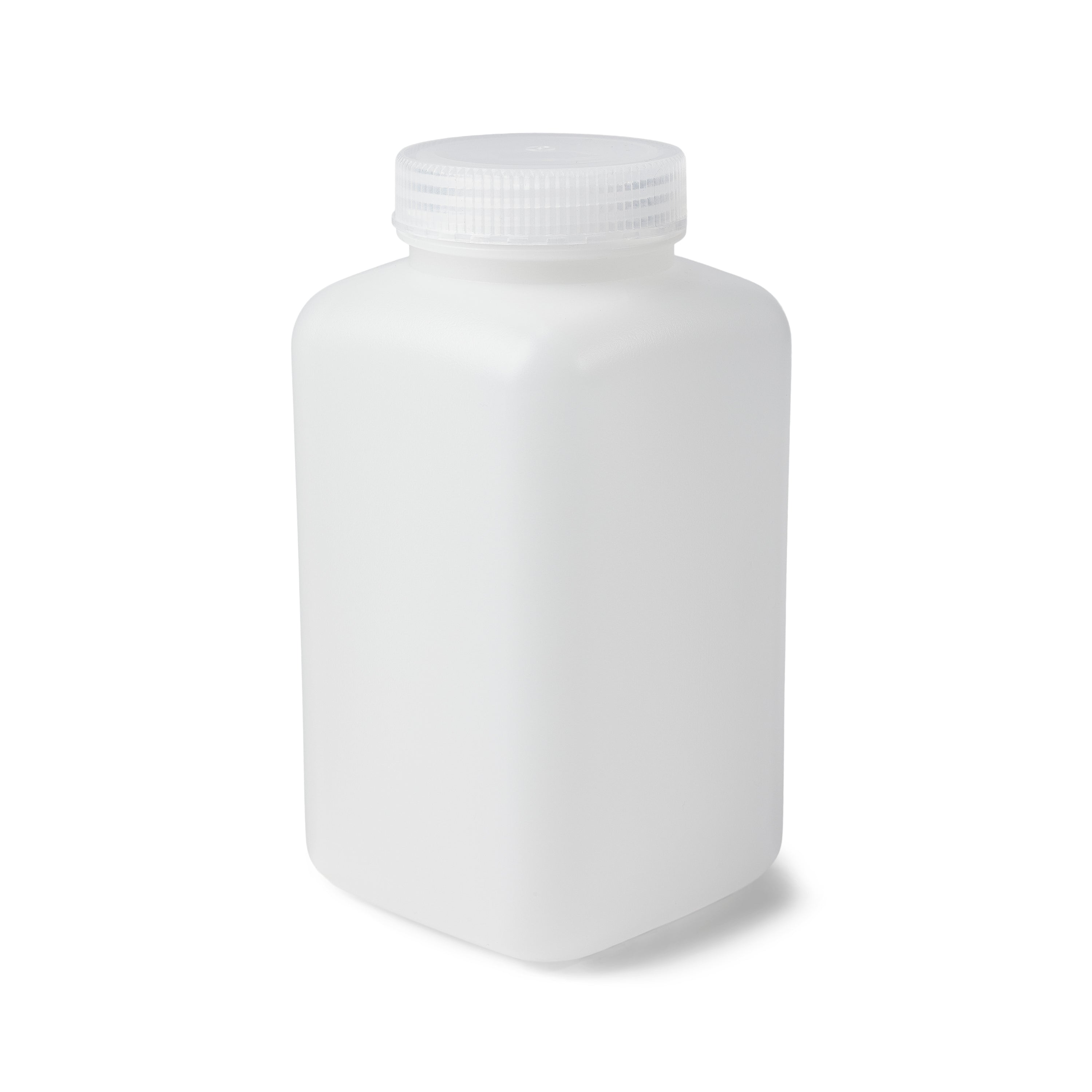 United Scientific® UniStore™ Wide Mouth Square Bottles, HDPE, 1000 mL, comes with 6