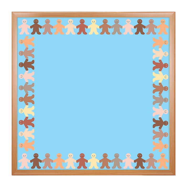 Border - 12 Strips Ea. 3"x36" - Multicultural People Die-Cut