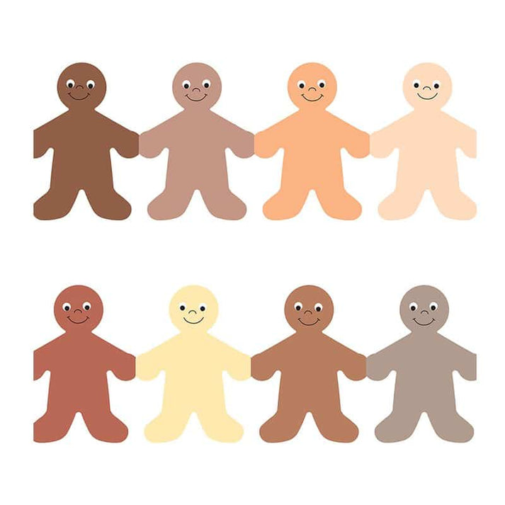 Border - 12 Strips Ea. 3"x36" - Multicultural People Die-Cut