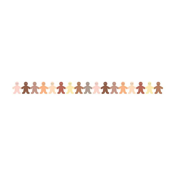 Border - 12 Strips Ea. 3"x36" - Multicultural People Die-Cut