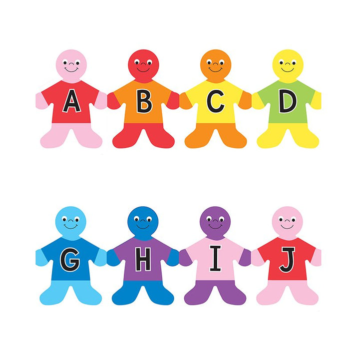 Border - 12 Strips Ea. 3"x36" - Alphabet Kids Upper Case Die-Cut