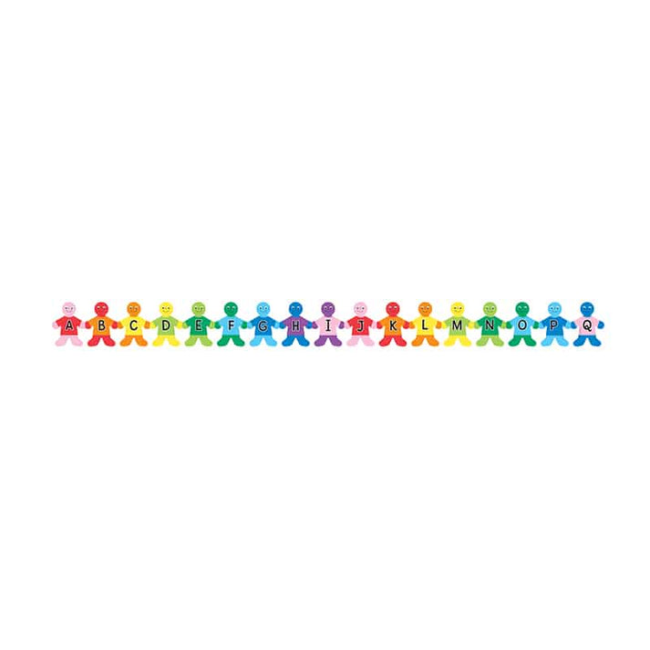 Border - 12 Strips Ea. 3"x36" - Alphabet Kids Upper Case Die-Cut