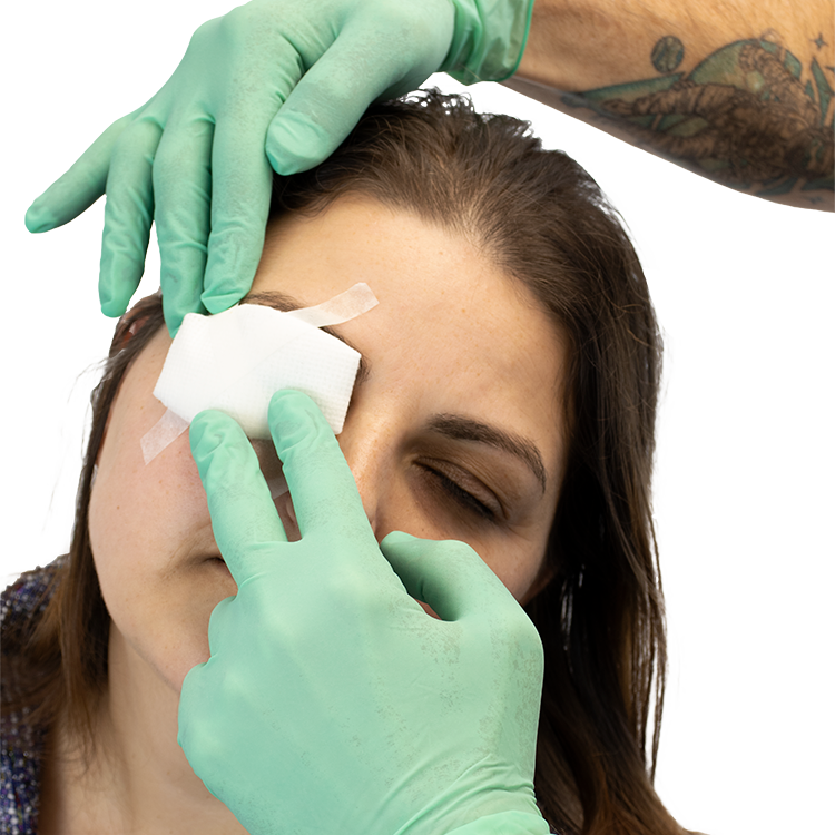 Oval Eye Pads - Sterile, 2 5/8” x 1 5/8” - 1000 pcs per Case