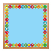 Border - 12 Strips Ea. 3"x36" - Welcome Back Die-Cut