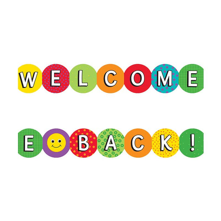 Border - 12 Strips Ea. 3"x36" - Welcome Back Die-Cut