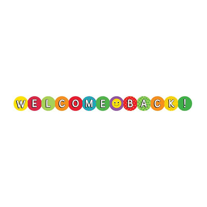 Border - 12 Strips Ea. 3"x36" - Welcome Back Die-Cut