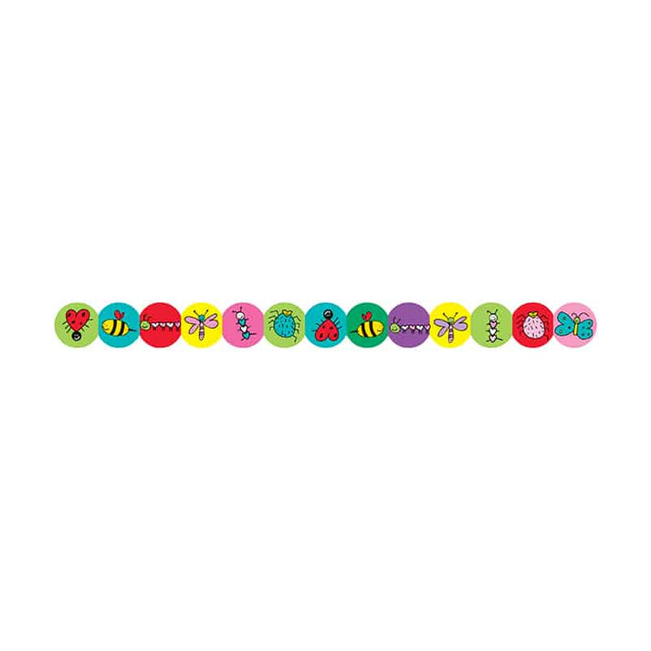 Border - 12 Strips Ea. 3"x36" - Love Bugs Die-Cut