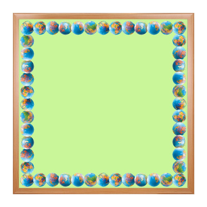 Border - 12 Strips Ea. 3"x36" - Globes Die-Cut