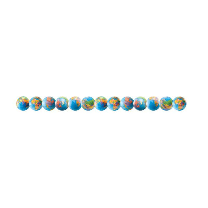 Border - 12 Strips Ea. 3"x36" - Globes Die-Cut