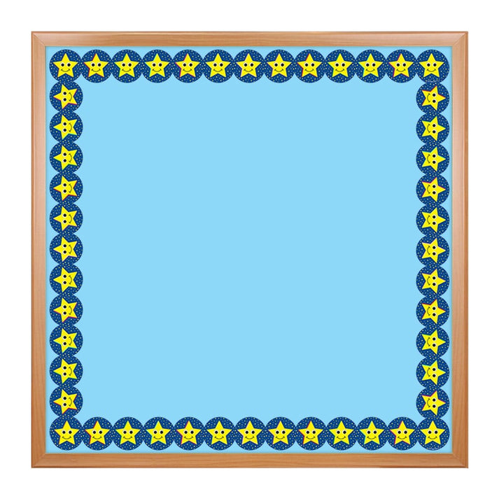 Border - 12 Strips Ea. 3"x36" - Smiling Stars Die-Cut
