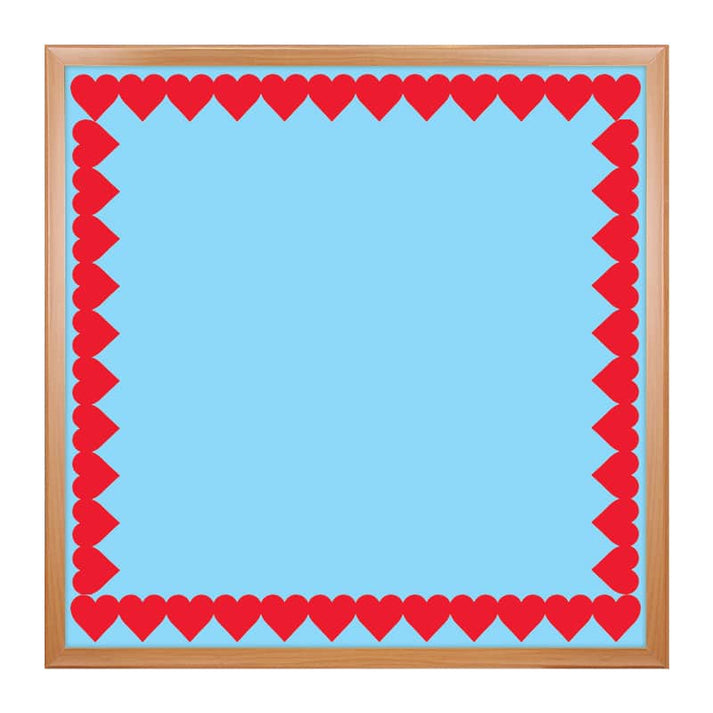 Border - 12 Strips Ea. 3"x36" - Red Hearts Die-Cut