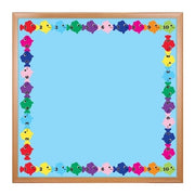 Border - 12 Strips Ea. 3"x36" - Counting Fish Die-Cut