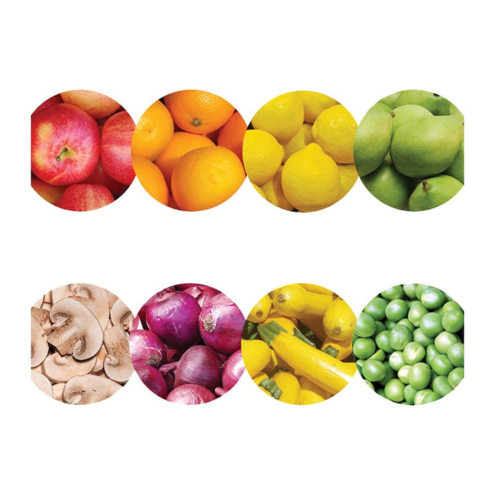 Border - 6 Strips Ea., 12 total 3"x36" - Fruits and Veggies Die-Cut