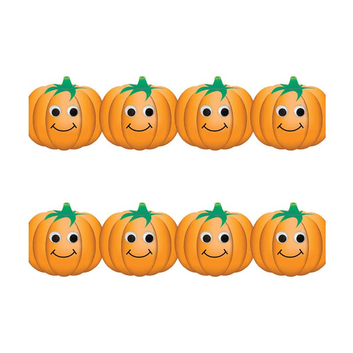 Border - 12 Strips Ea. 3"x36" - Happy Pumpkins Die-Cut