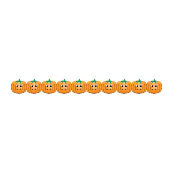 Border - 12 Strips Ea. 3"x36" - Happy Pumpkins Die-Cut