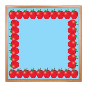 Border - 12 Strips Ea. 3"x36" - Red Apples Die-Cut