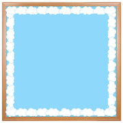 Border - 12 Strips Ea. 3"x36" - Clouds Die-Cut