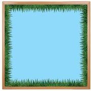Border - 12 Strips Ea. 3"x36" - Natural Grass Die-Cut