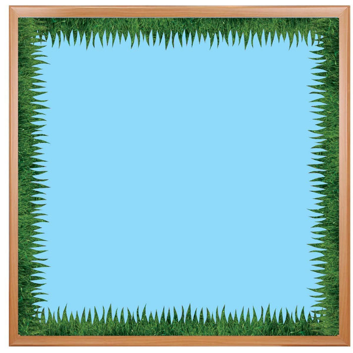 Border - 12 Strips Ea. 3"x36" - Natural Grass Die-Cut