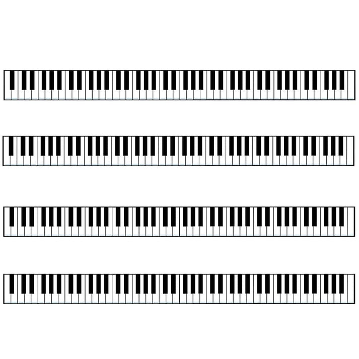 Border - 12 Strips Ea. 3"x36" - Piano