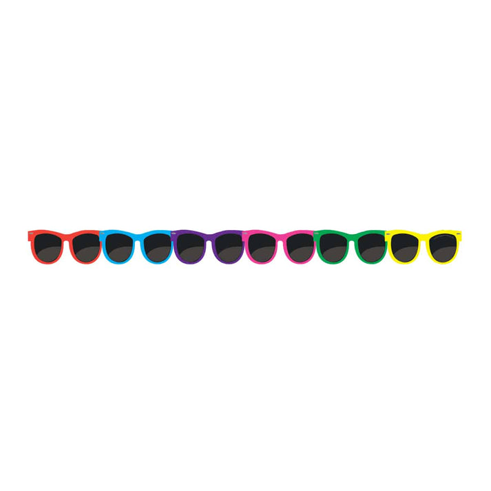 Border - 12 Strips Ea. 3"x36" - Sunglasses Die-Cut