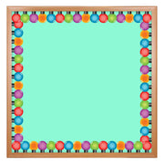 Border - 12 Strips Ea. 3"x36" - Colored Bulbs Die-Cut