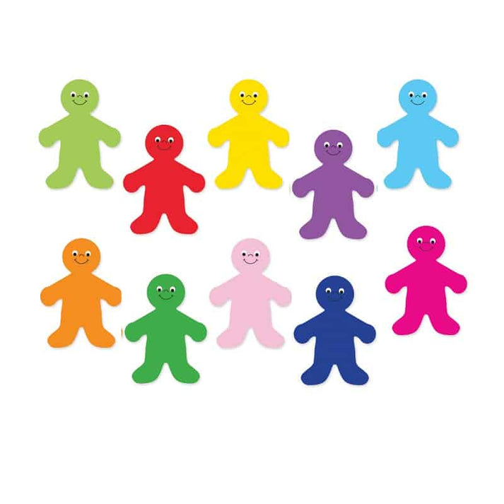 Accents - 30/pack - Rainbow People - 7" 10 colors