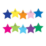 Accents - 30/pack - Happy Multicolor Stars - 7" - 10 colors