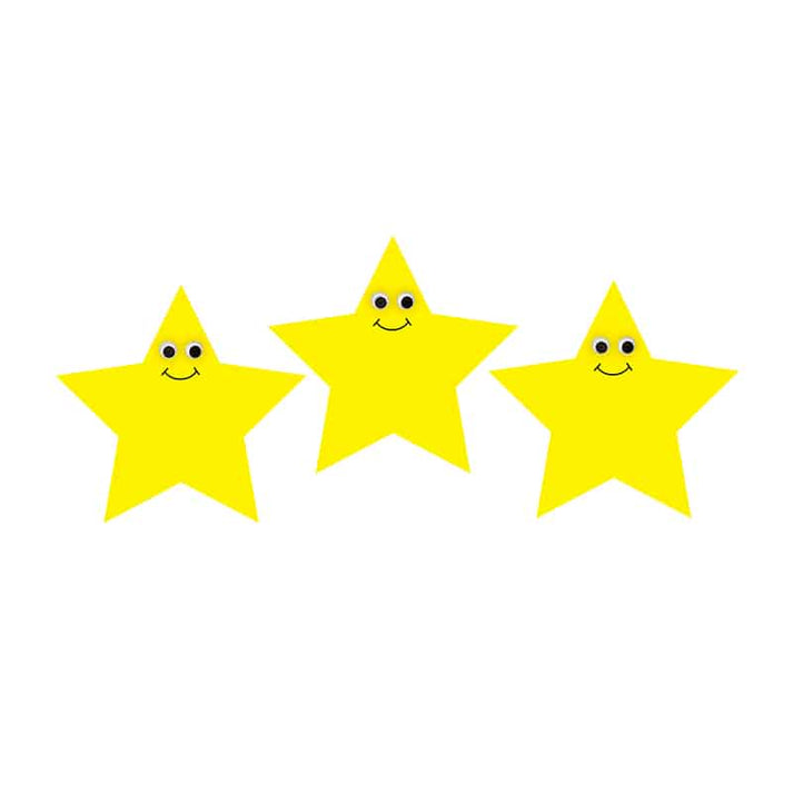 Accents - 30/pack - Happy Yellow Stars - 7" - 10 colors