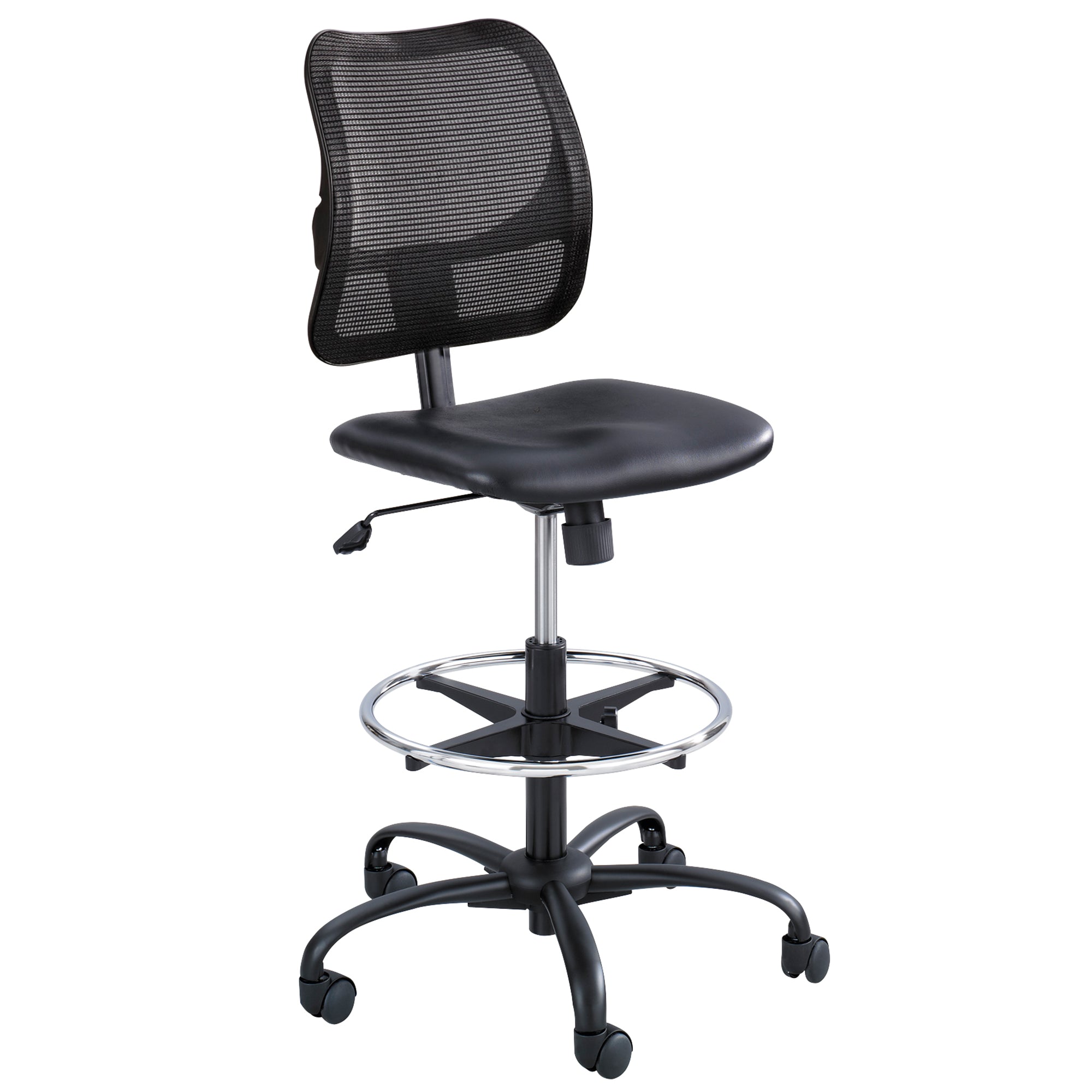 Chair Vue Extned Hght Blk Vynl
