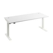 Bush Business Furniture Move 40 Series 72W x 30D Electric Height Adjustable Standing Desk in White with White Base - 71.02" Width x 29.37" Depth x 28.17" Height