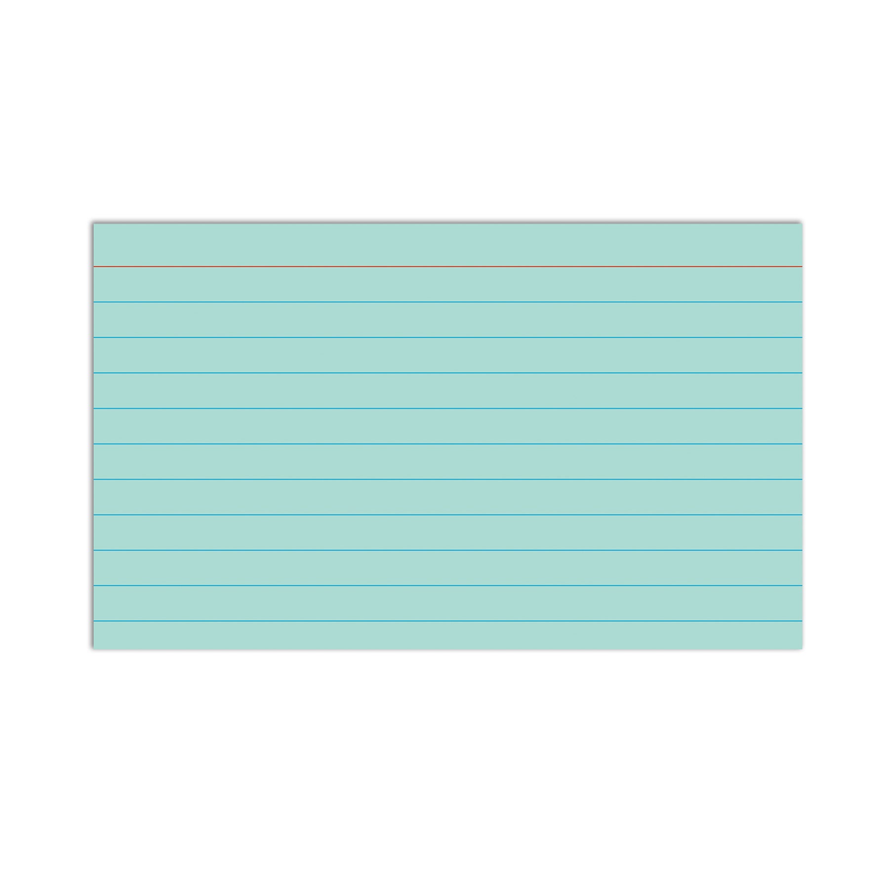 Index Cards, 3" x 5", Assorted Colors, Ruled, Pack of 100