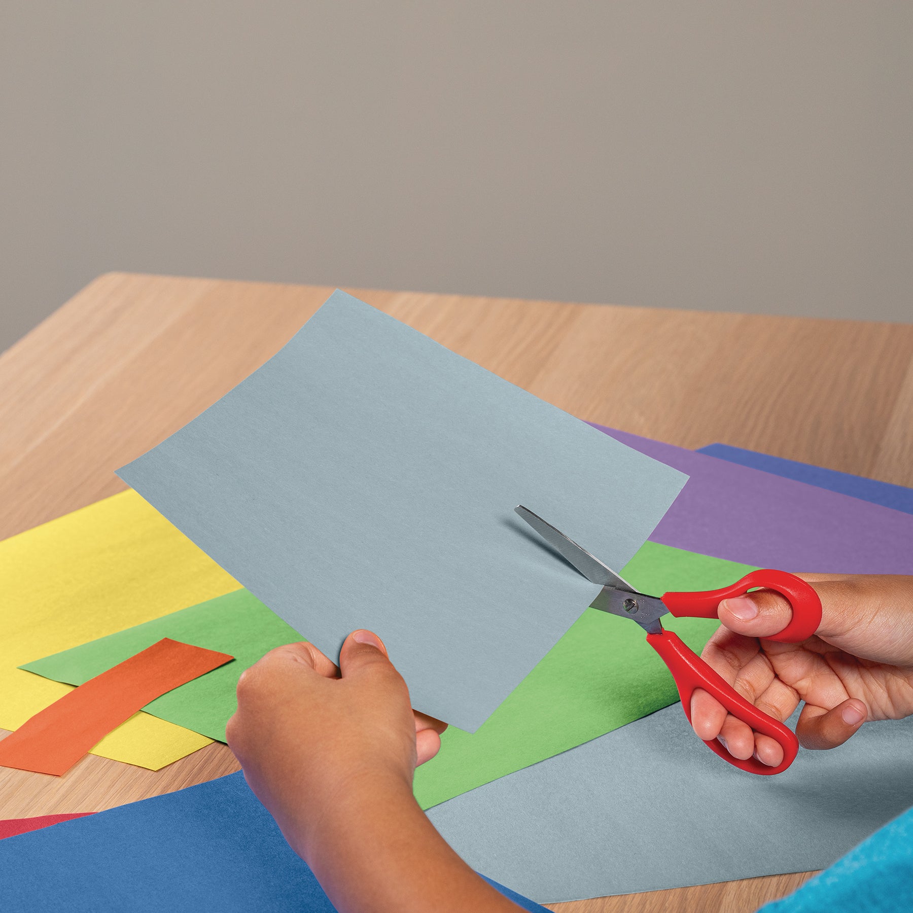 Construction Paper, Medium Weight, Sky Blue, 12" x 18", 50 Sheets
