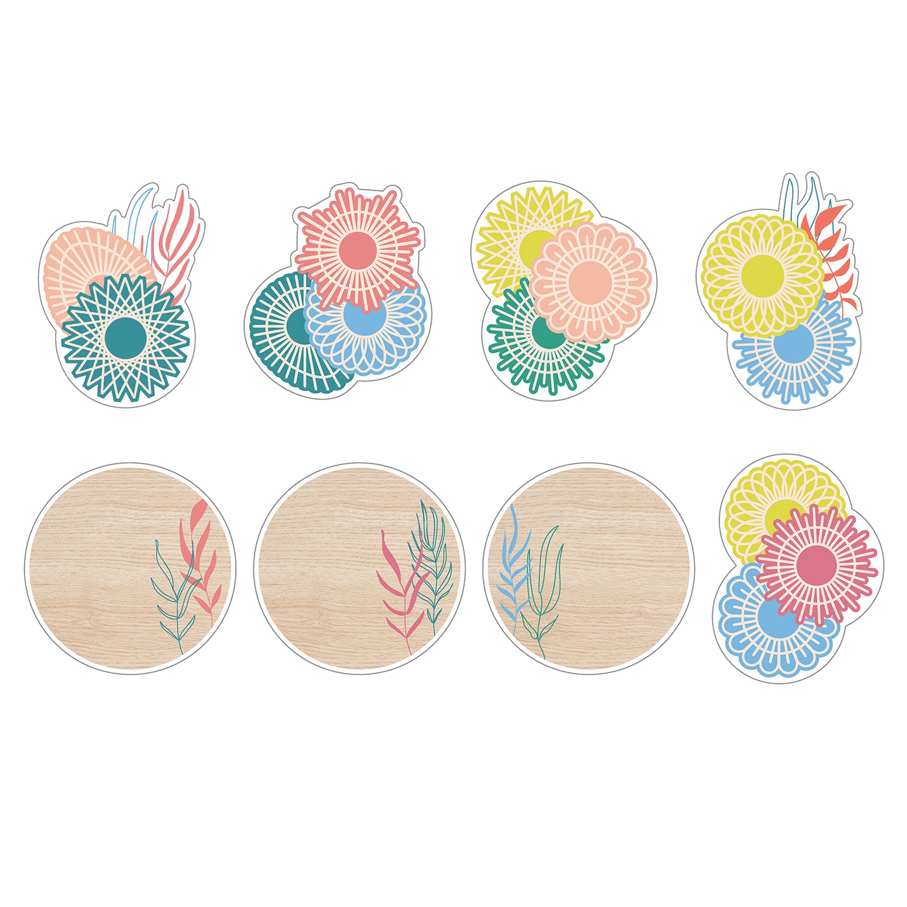 True to You Boho Accents Cut-Outs, Pack of 36