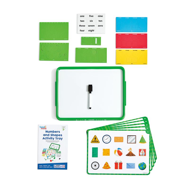 Numbers and Shapes Activity Tray