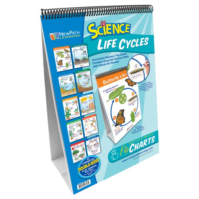 Life Cycles Flip Chart Set with Online Multimedia Lesson