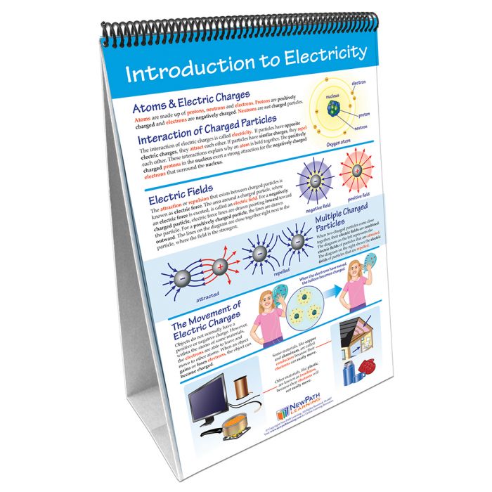 Electricity & Magnetism Flip Chart Set w Online Multimedia Lesson