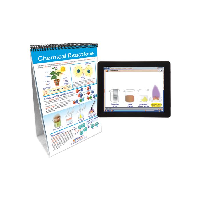 Chemical Reactions Flip Chart Set w Online Multimedia Lesson